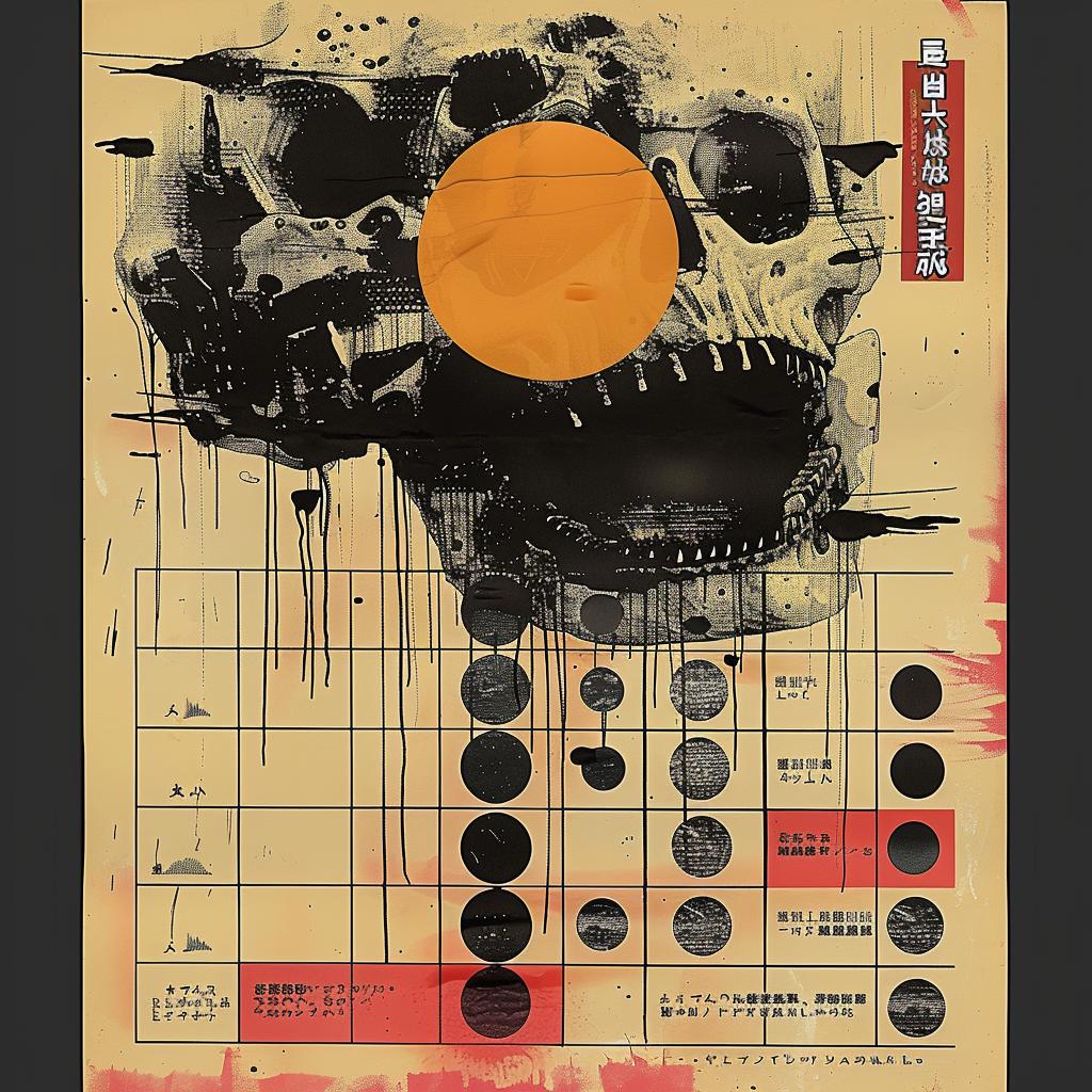 skull  circle  poster  collage  creative  surreal  art  design  visual  Toshio 960197