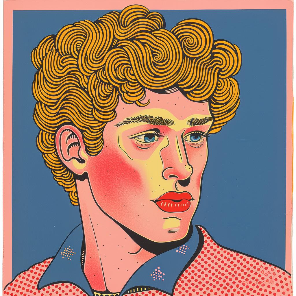 Zuckerberg  portrait  man  curly  hair  painting  defining  business  technology  figure 962510