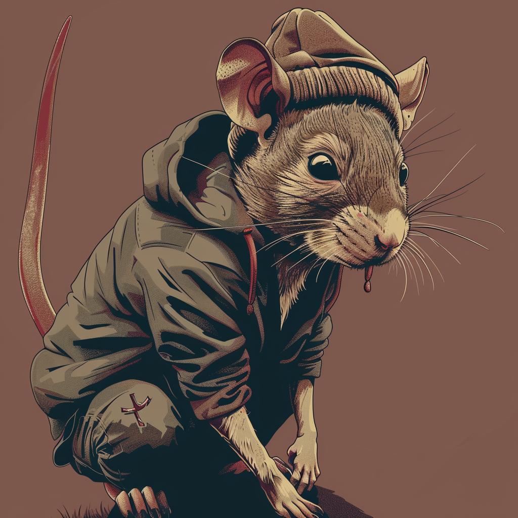 rodent  streetwise  hip-hop  minimal  aggressive  hoodie  culture  urban  character  animal 956216