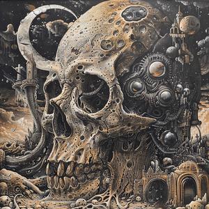 mythology  skull  moon  objects  dark  surreal  artistic  symbolic  art 1073070