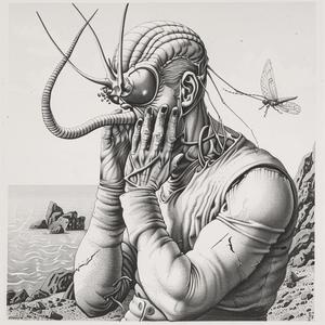 tentacles  man  head  surreal  drawing  horror  creature  fantasy  art  weird 1036878