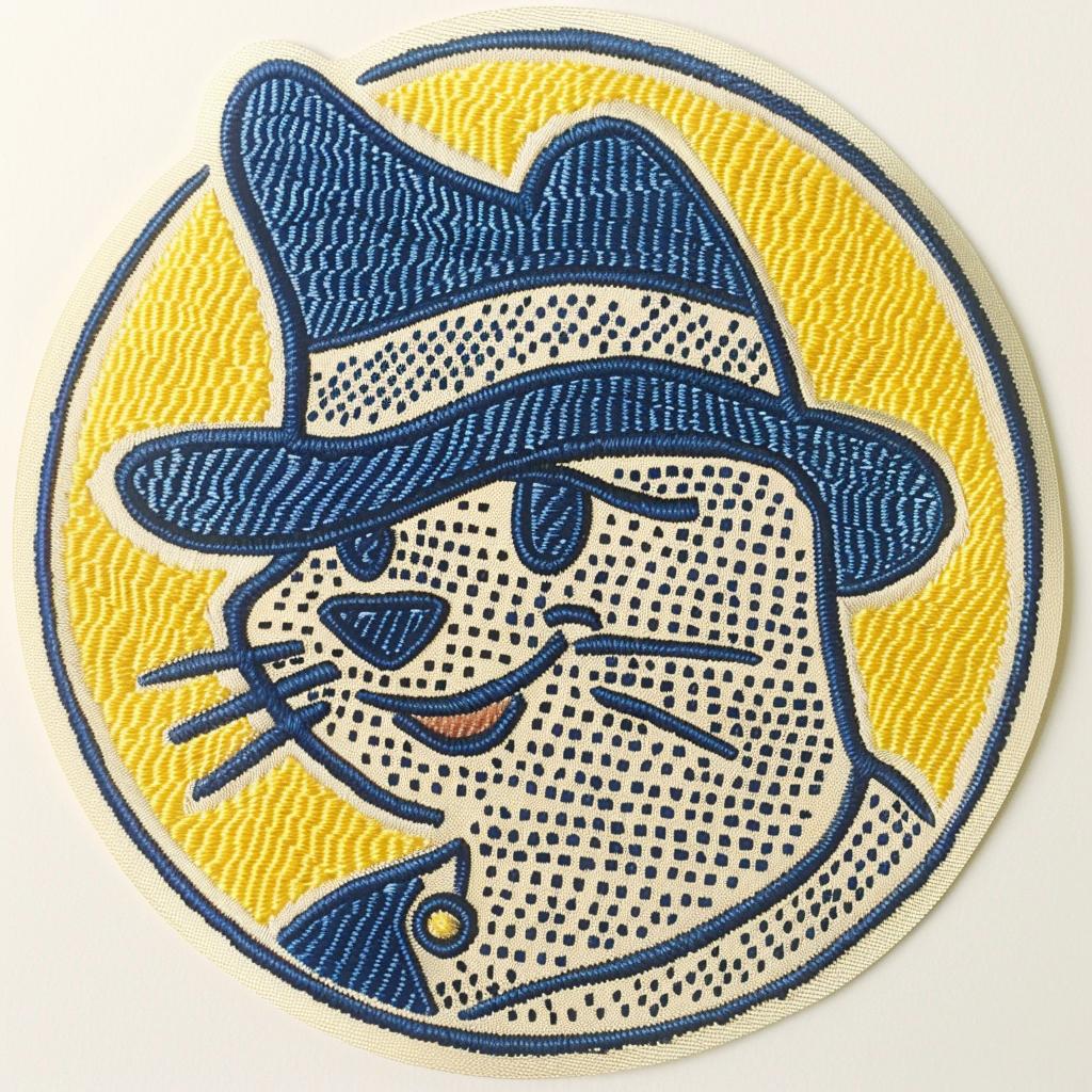 patch  streetwear  chenille  cat  hat  minimal  stitching  animal  culture  design 955258