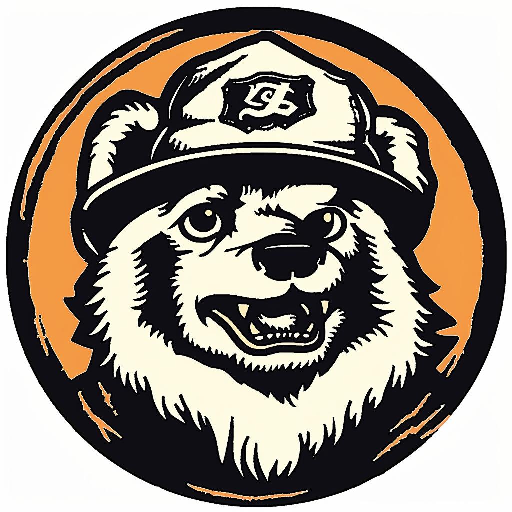 bear  hat  fireman  animal  illustration  graphic  mascot  symbol  funny  art 939954