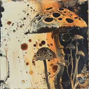 mushrooms  objects  painting  chemigram  nature  detailed  artistic  colorful  still-life  organic 1060691