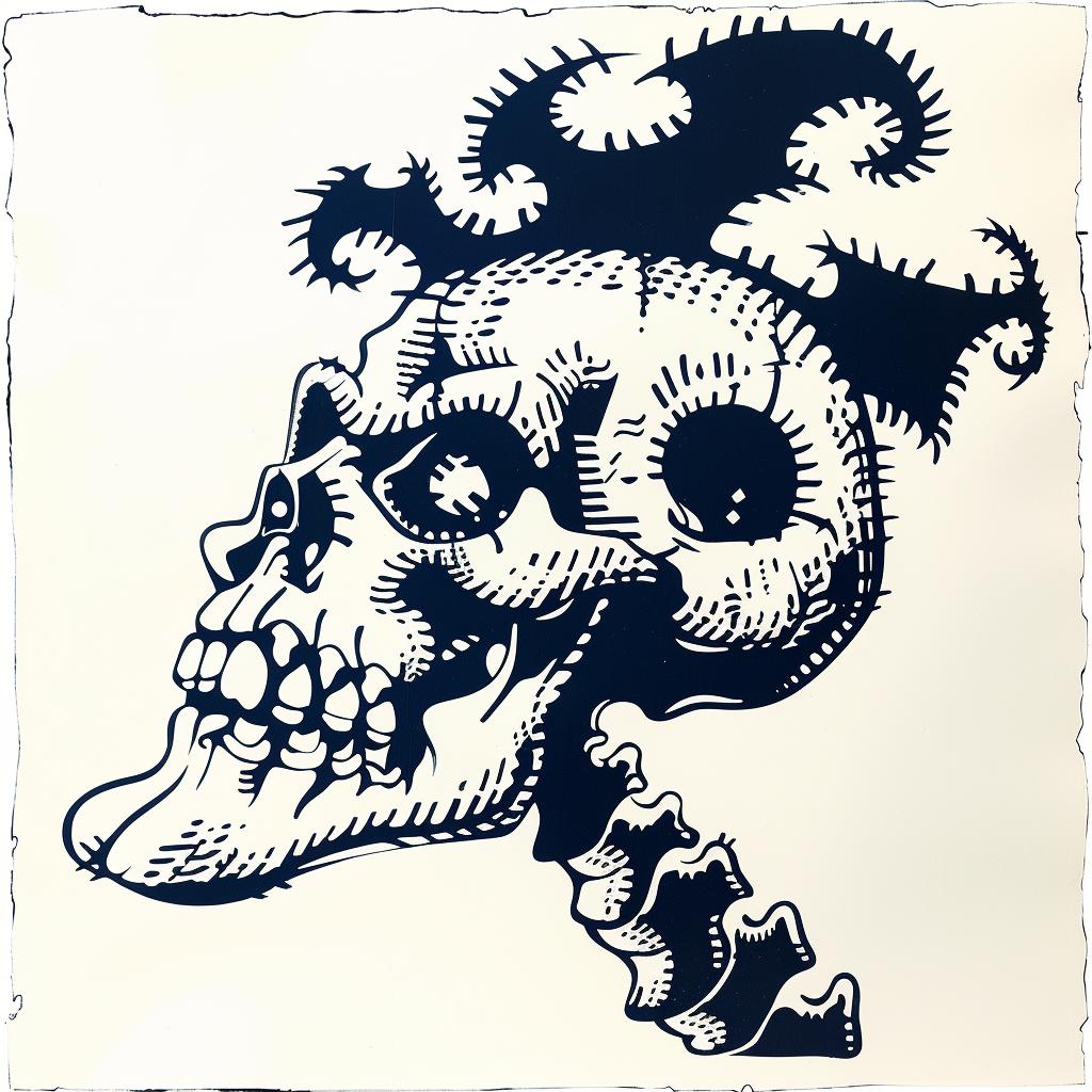 skull  crown  drawing  ominous  art  illustration  dark  symbolic  gothic  face 1027922