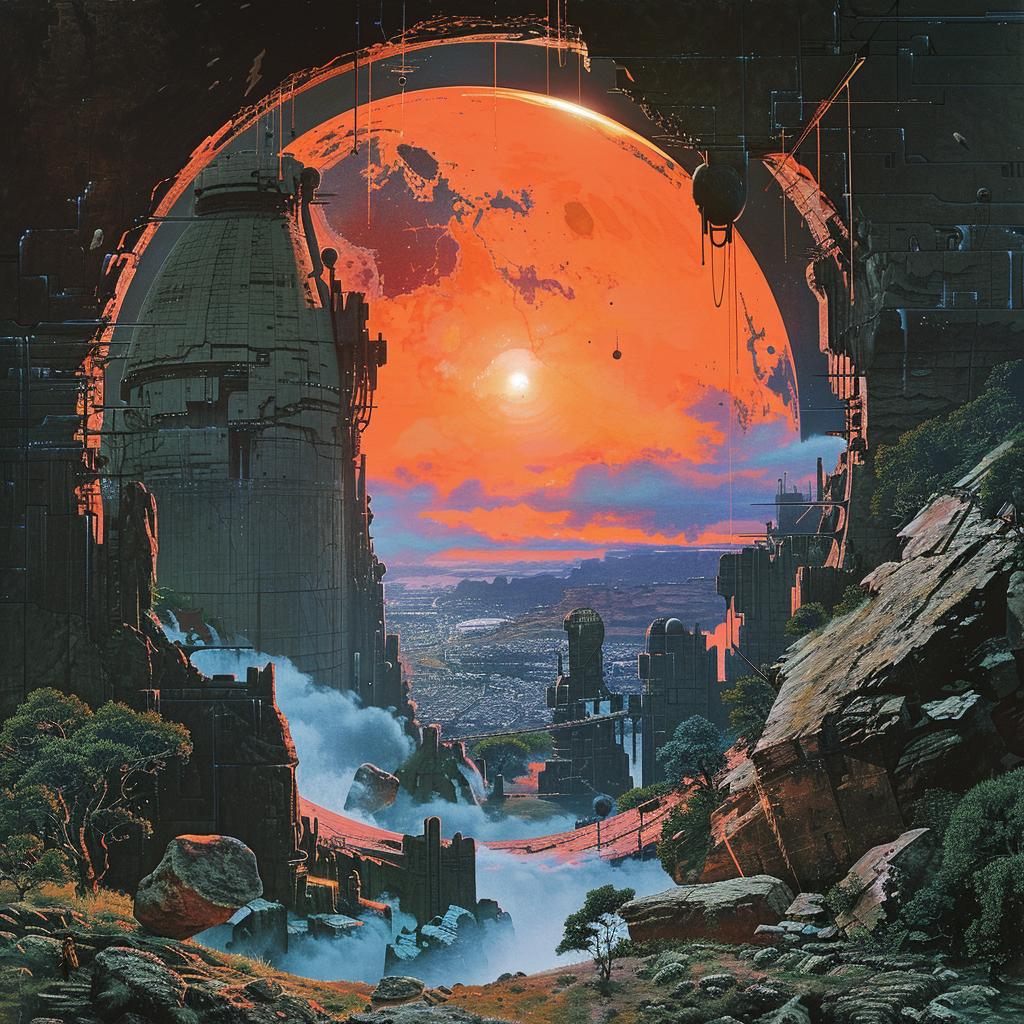 creative  surreal  album  cover  sci-fi  naturalistic  spiritual  occult  colorful  lighting 974306