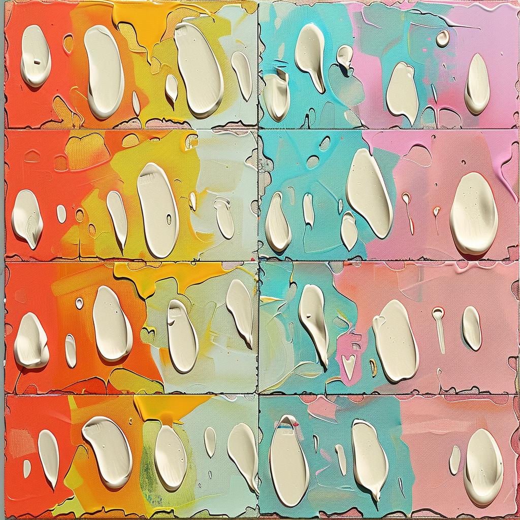 painting  colorful  encaustic  palette  impasto  abstract  artistic  texture  vibrant  art 950805