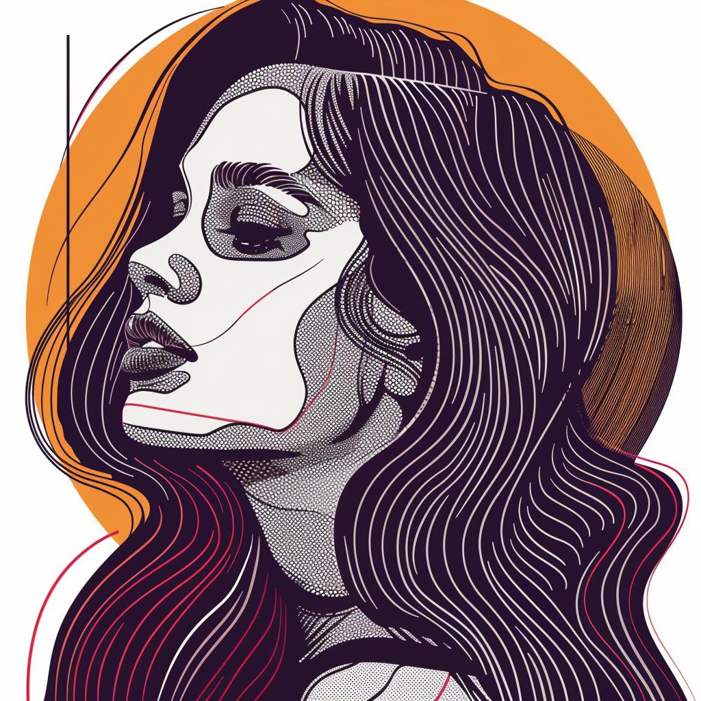 PopArt  woman  brunette  portrait  longhair  drawing  illustration  art  colorful  modern 936904