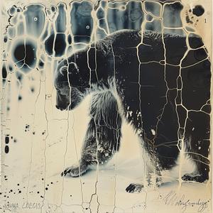 bear  field  nature  walking  wildlife  illustration  landscape  freedom  artistic  organic 1061338