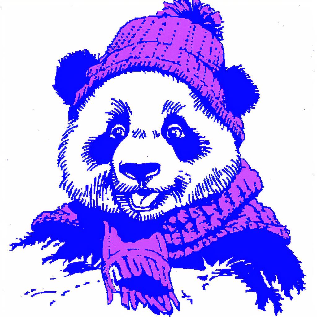 panda  hat  scarf  fashion  adorable  animal  illustration  portrait  character  style 940152