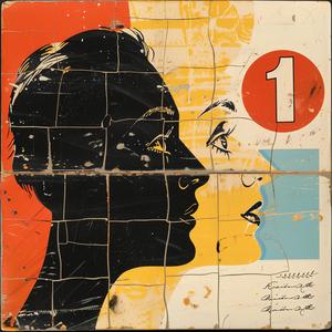 poster  woman  face  number  encaustic  paint  abstract  design  colorful  graphic 1067349