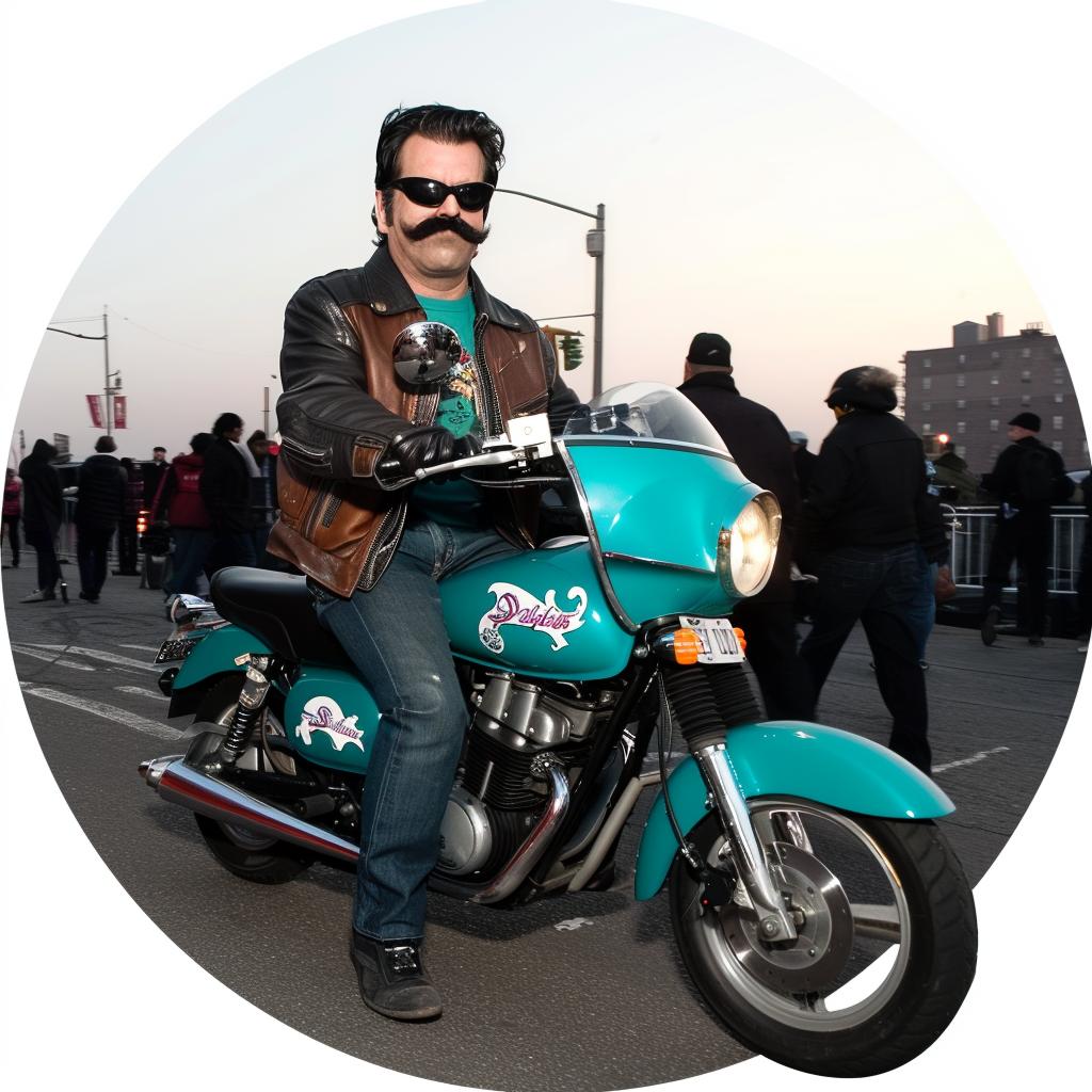 man  mustache  motorcycle  casual  vintage  adventure  stylized  bold  dynamic  exploration 1021472
