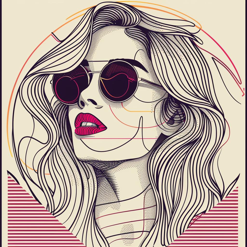 pop  art  blonde  woman  female  long  hair  sunglasses  white  portrait 937040