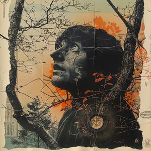 chromolithography  poster  man  tree  nature  design  graphic  art  illustration  vintage 1049429