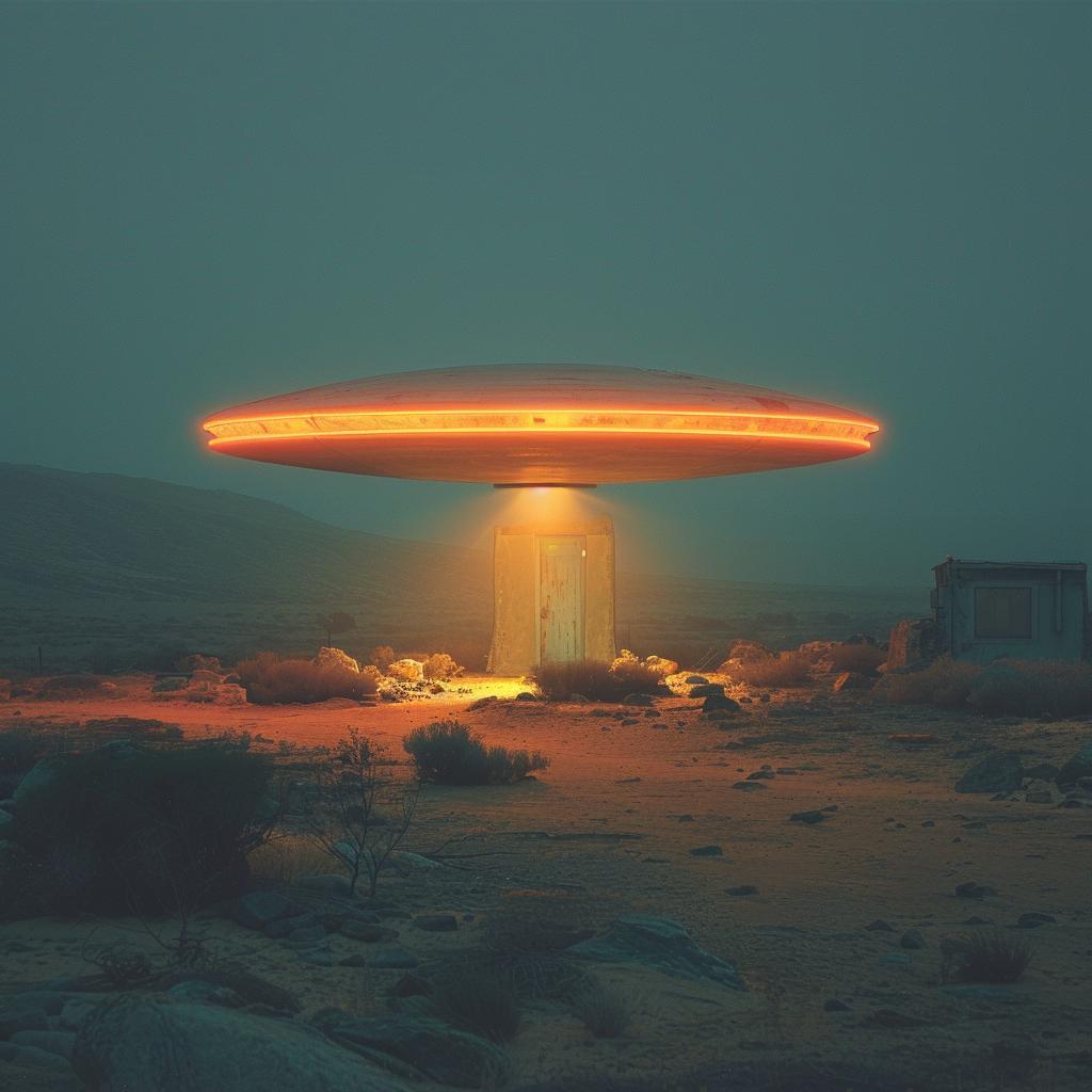 surreal  sci-fi  UFO  desert  color  lighting  glow  odd  photography  weird 965711