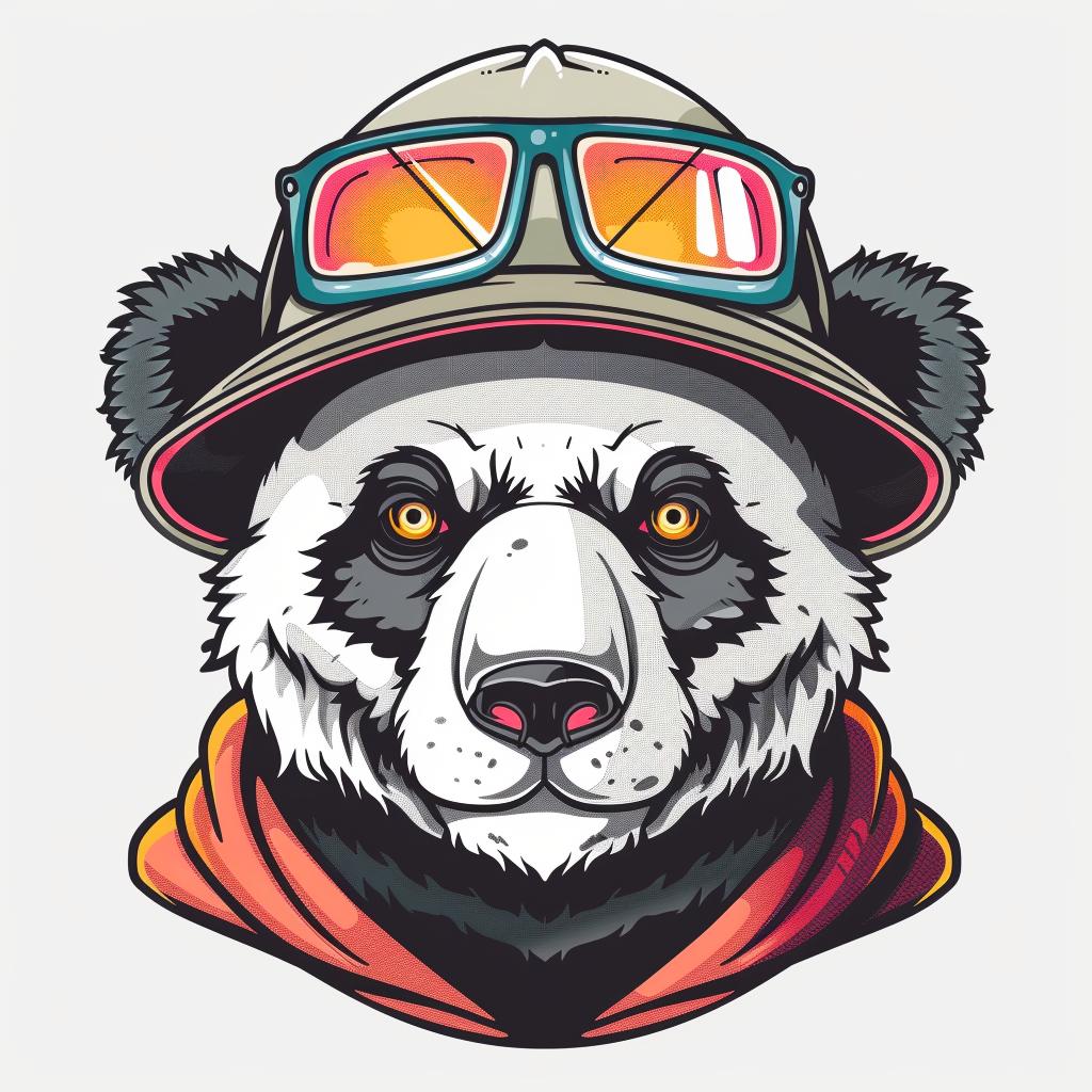 aggressive  streetwise  panda  hat  sunglasses  urban  minimalist  character  culture  animal 958753