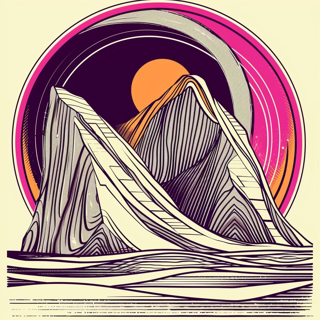 album  art  destruction  poster  mountain  graphic  design  visual  1990s  landscape 939706