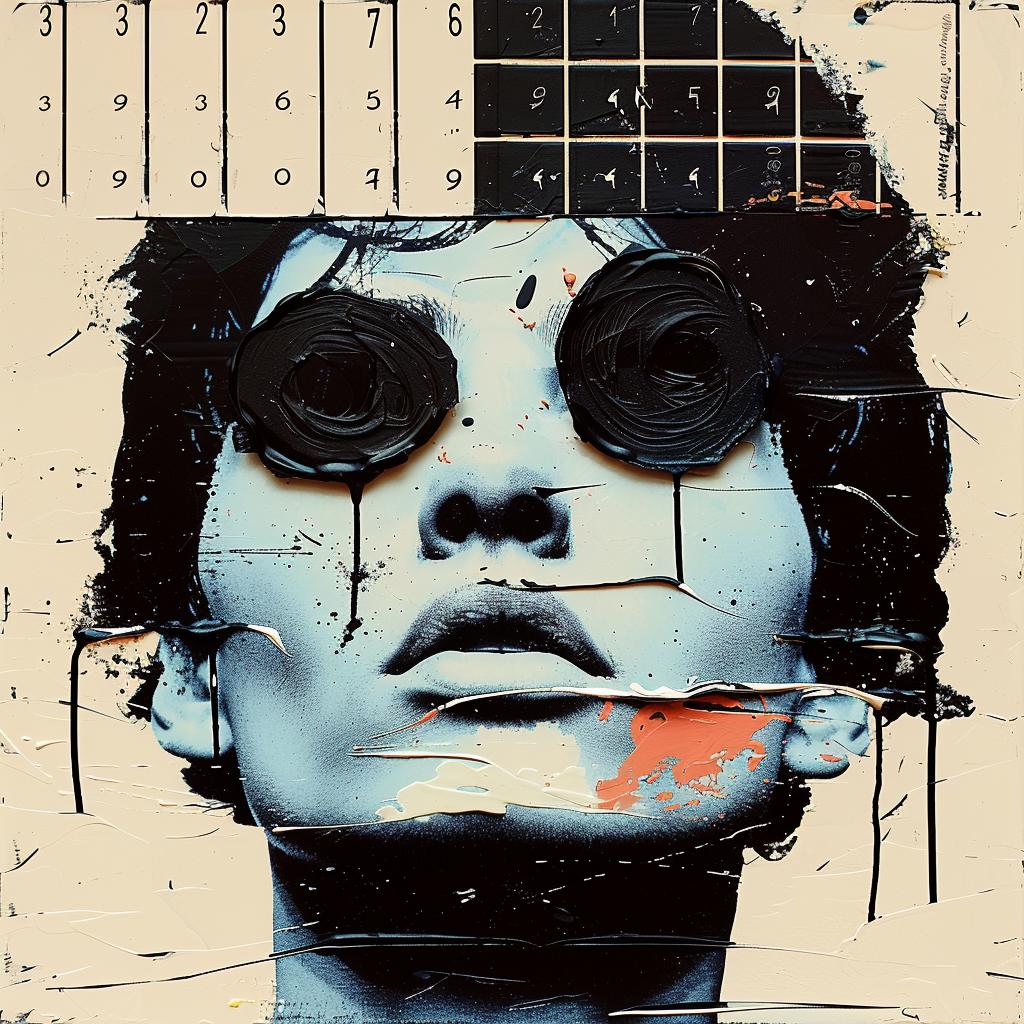 woman  guitar  face  album  art  palette  imperfect  black  blue  punk 963424
