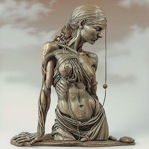 sculpture  woman  chest  figurative  contemporary  modern  artistic  emotion  conceptual  female 1038611