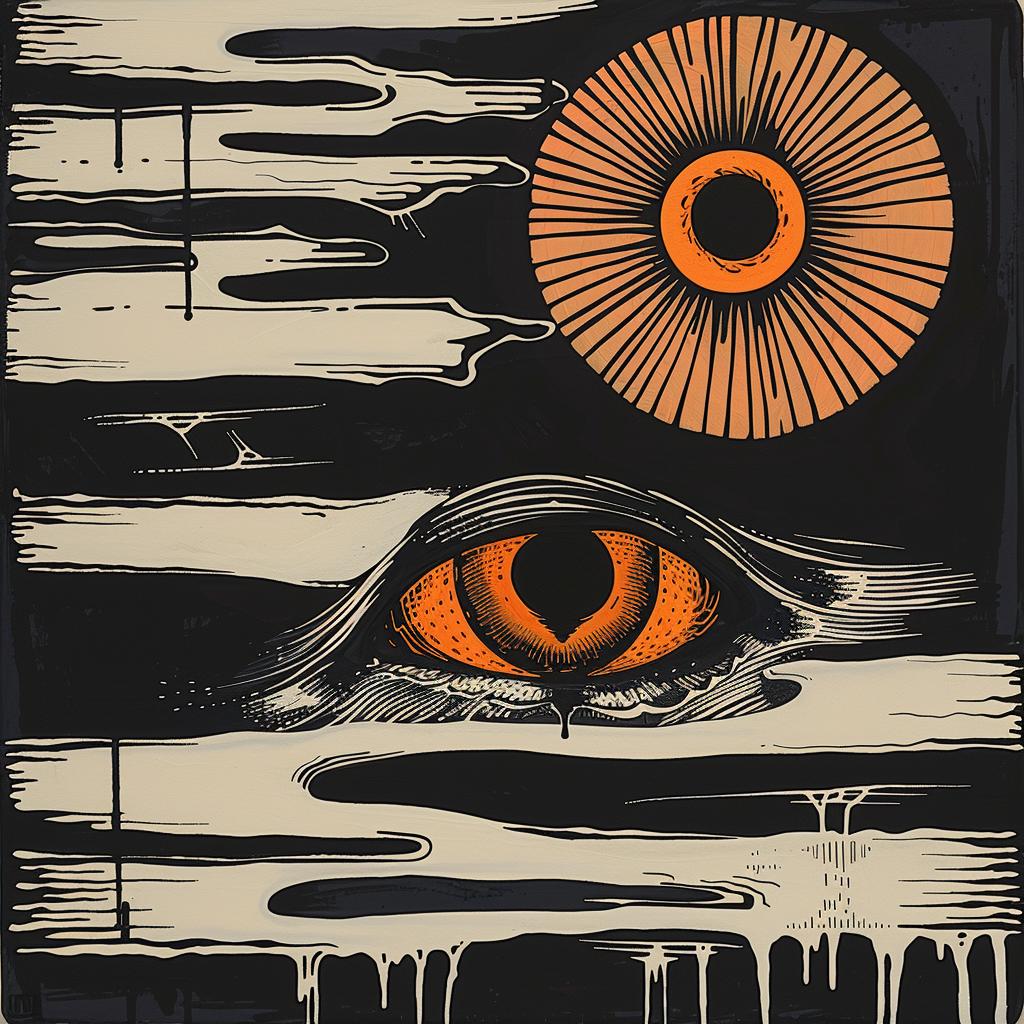 provocative  art  Saul  Bass  spiritual  naturalistic  occult  dark  poster  eye 936203