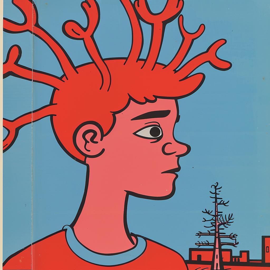 surreal  album  cover  book  poster  redhair  illustration  art  visual  creative 1021512