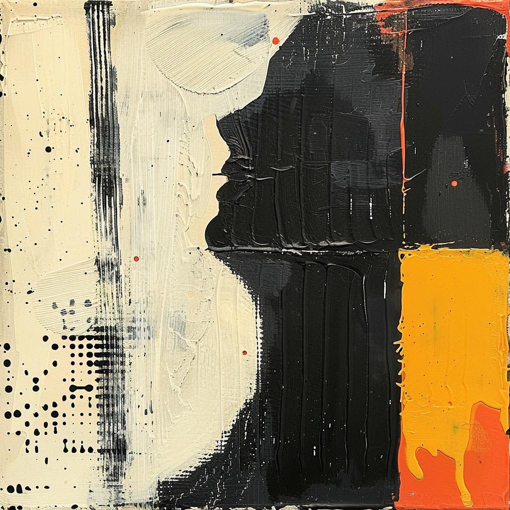 woman  portrait  black  white  abstract  impasto  encaustic  traditional  minimalist  expressionist 963666