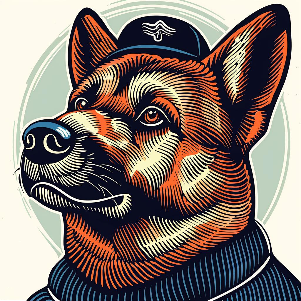 dog  German  shepherd  hat  uniform  animal  realistic  portrait  canine  personified 962466