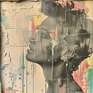 woman  hair  abstract  texture  colorful  painting  expressionism  artistic  details  imagery 1075804