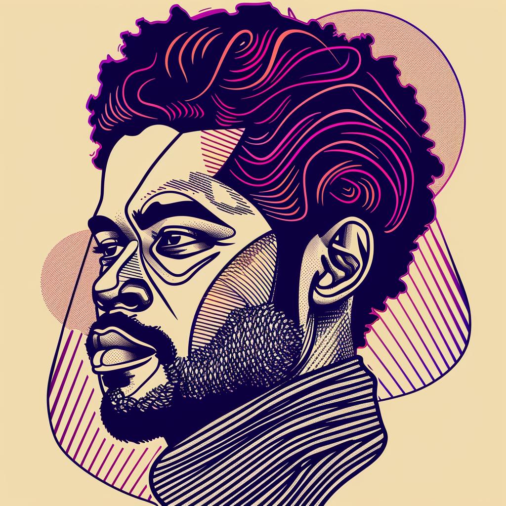 Pop  Art  african-american  portrait  male  beard  minimalism  digital  white  background 937515