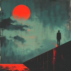 man  cliff  sun  EDM  album  cover  electronic  art  nature  visual 1060421