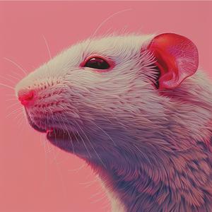 white  rat  pink  background  surreal  art  hybrid  furry  creative  symbolist 1077362