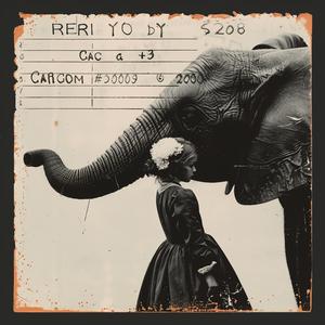 girl  dress  elephant  portrait  black  white  Richard  Avedon  photography  art 1064128