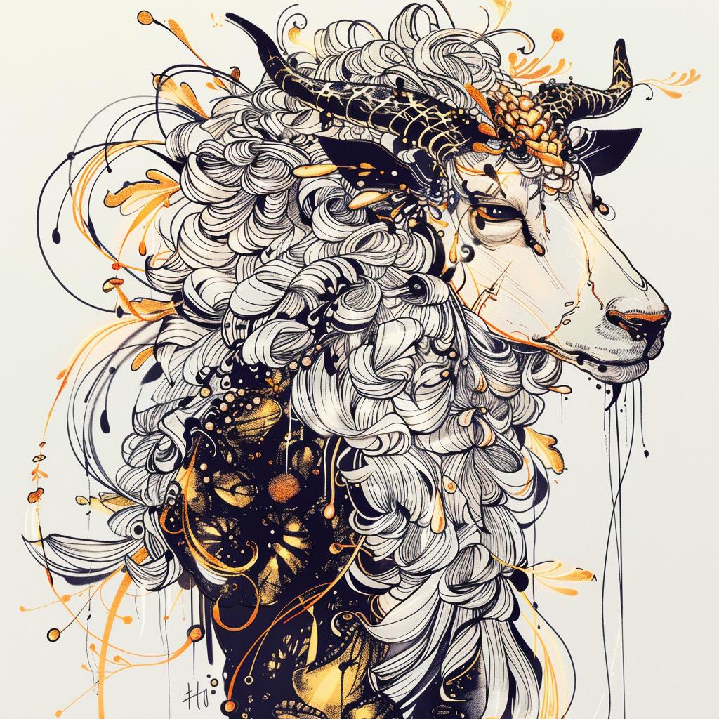 mythical  creature  hybrid  goat  drawing  hair  fantasy  unique  wildlife  exploration 953283