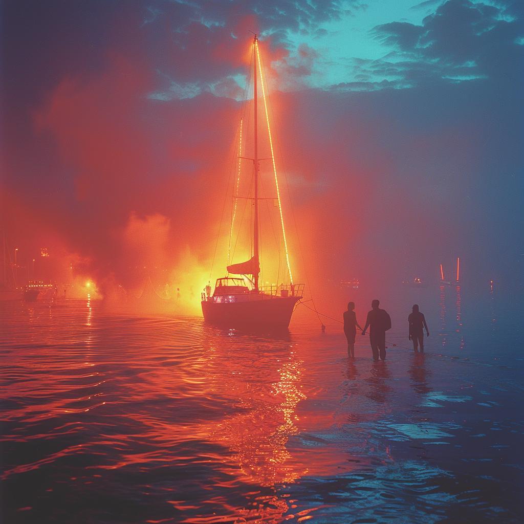 people  water  boat  surreal  lighting  photo  unusual  volumetric  NYC  lifestyle 1031642