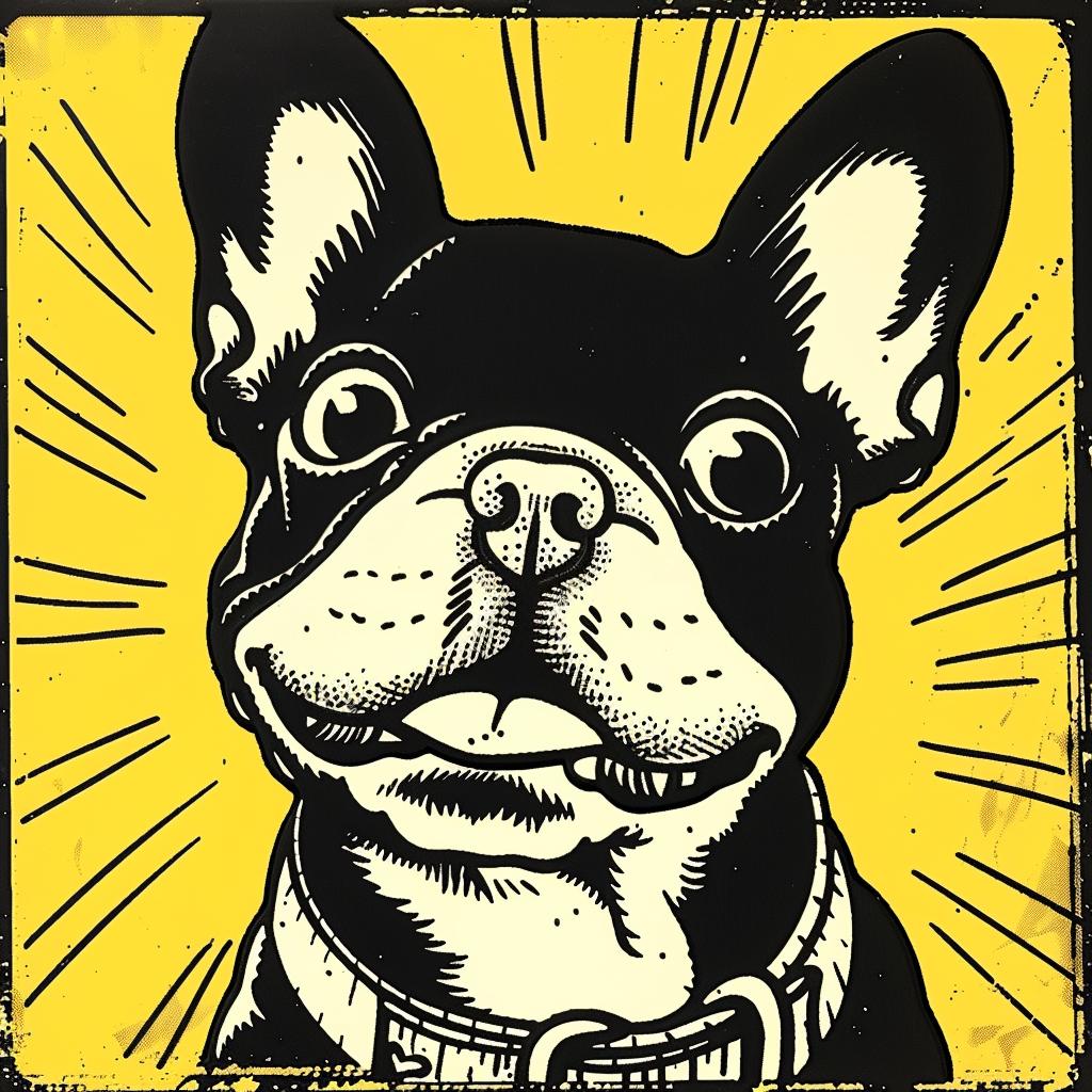 bulldog  dog  poster  face  illustration  cute  friendly  animal  portrait  art 942420