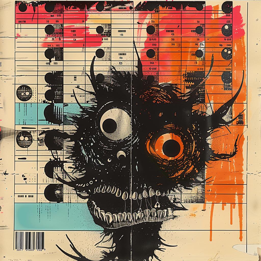 monster  eyes  face  drawing  surreal  collage  creative  artwork  Nychos  hyper-realistic 960205