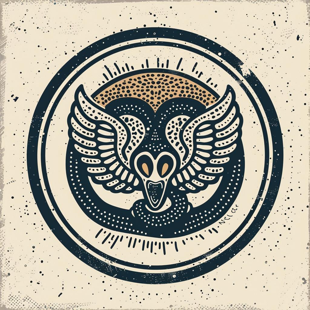 symmetrical  logo  design  band  snake  badge  introspective  spiritual  occult  provocative 932623