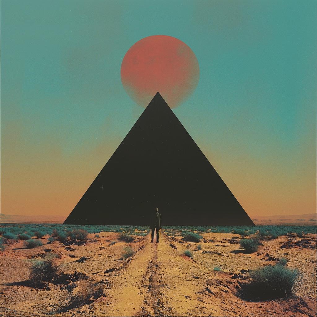 album  art  occult  pyramid  desert  Tyler  Shields  dark  cover  illustration 1026871