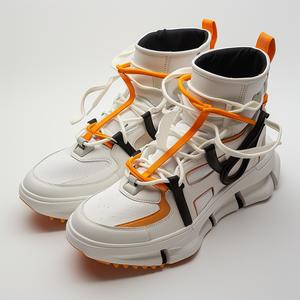 sneakers  white  orange  laces  studio  photography  hybrid  footwear  fashion  design 1038179
