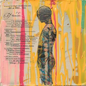 encaustic  portrait  text  colorful  modern  abstract  artistic  expressive  Walter  Beirendonck 1064694