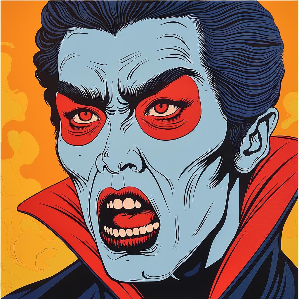 Dracula  poster  horror  Japanese  red  eyes  illustration  graphic  vintage  art 1021438