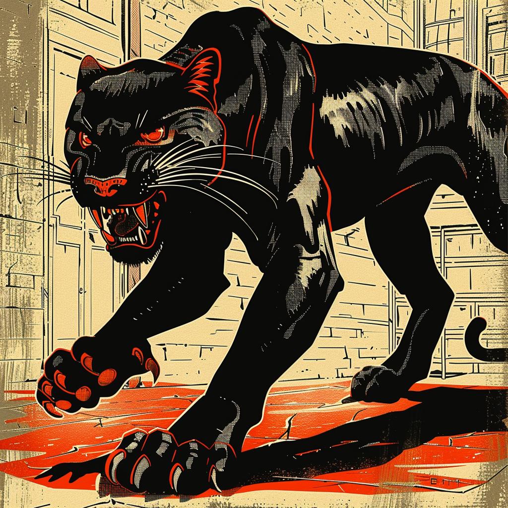 McFarlane  panther  creature  urban  artwork  illustration  fantasy  black  street  menacing 929211