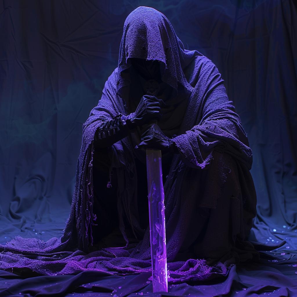 surreal  occult  sci-fi  dark  reaper  lighting  glow  image  photo  hooded 965823
