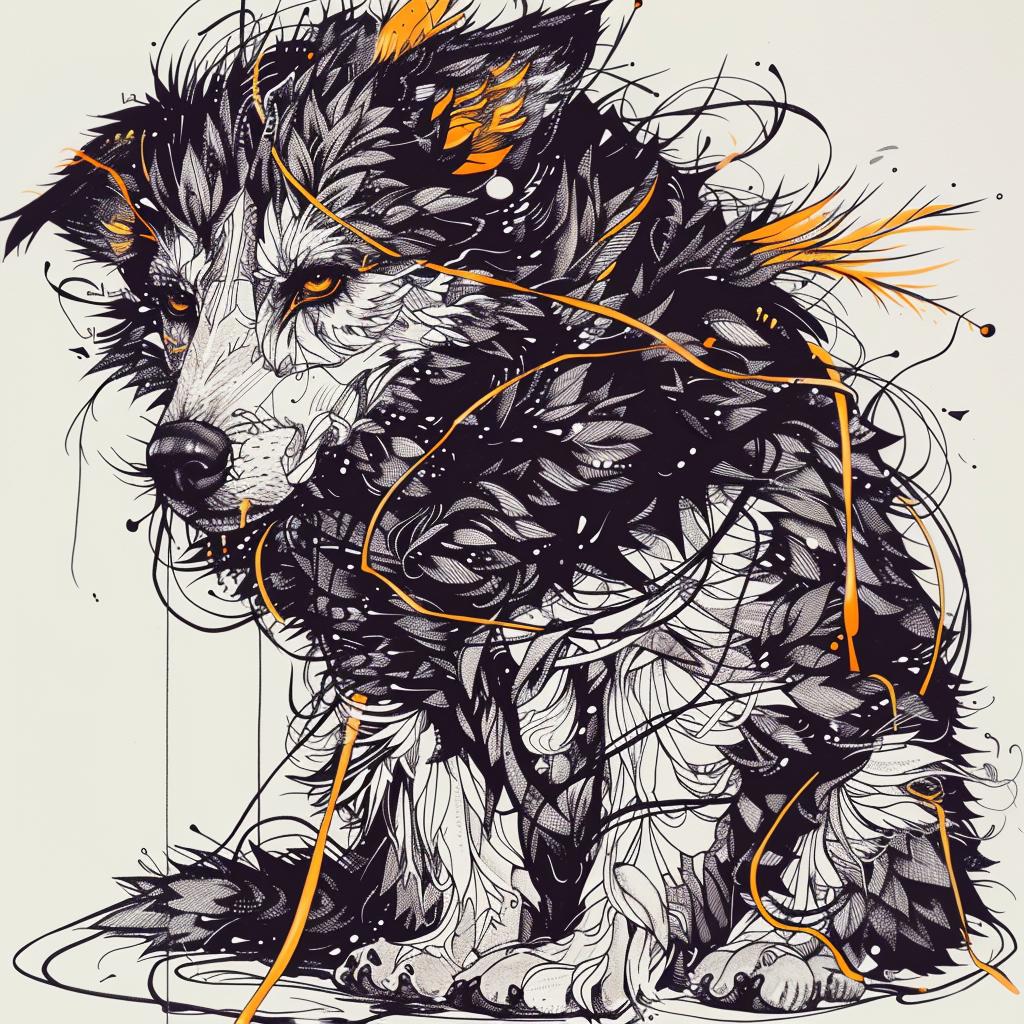 mythical  creature  dog  hybrid  fantasy  unique  imaginative  blending  canine  art 952773