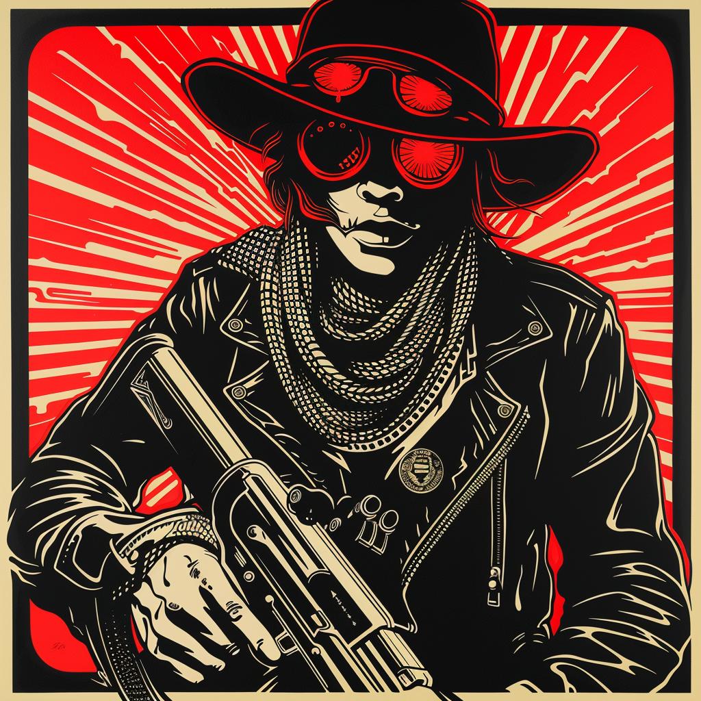 poster  man  hat  sunglasses  gun  graphic  illustration  bold  fictional  action 944689