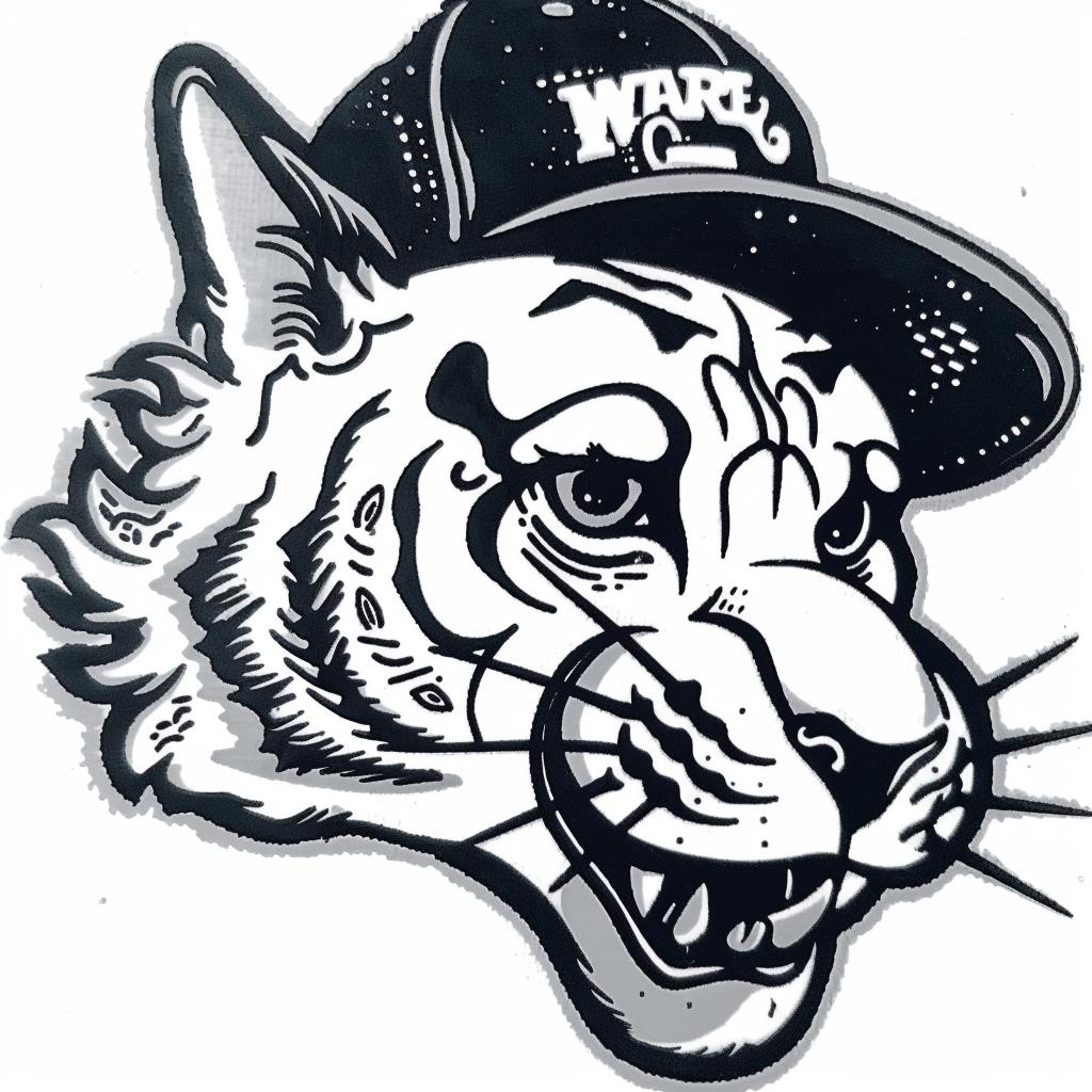 tiger  baseball  cap  sport  animal  portrait  illustration  playful  character  cute 940146