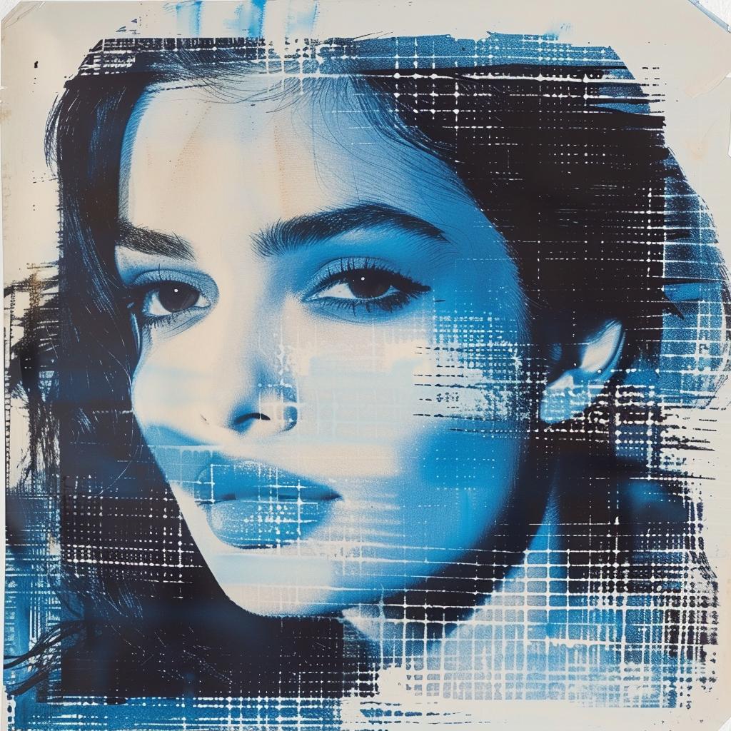 painting  woman  blue  paint  artistic  creative  glossy  expression  color  portrait 923697