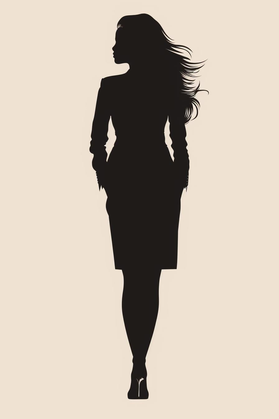 woman  silhouette  business  suit  vector  white  background  minimal  elegant  modern 954207