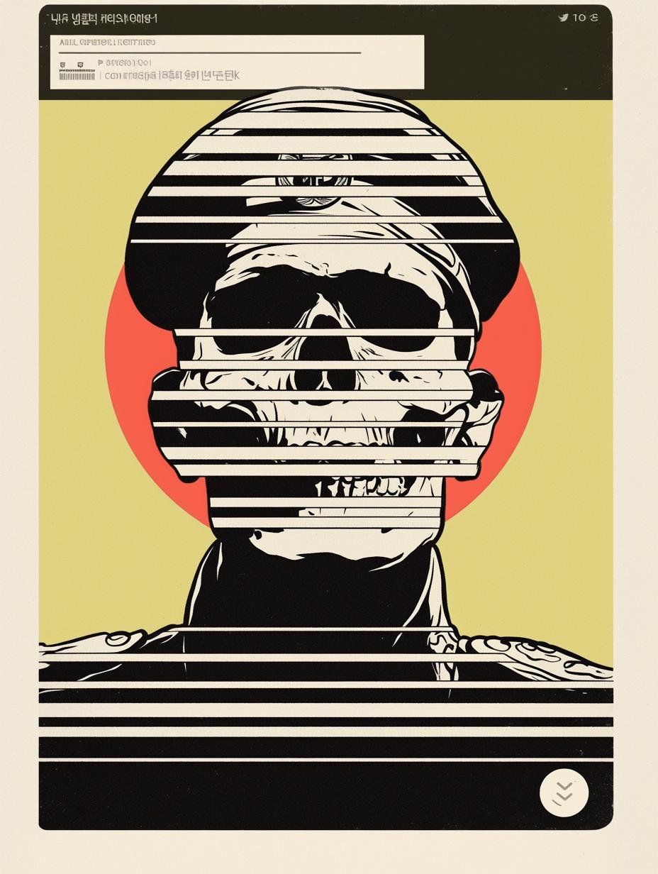 poster  skull  hat  illustration  dark  anatomical  collage  tattoo  design  flowerpunk 3449