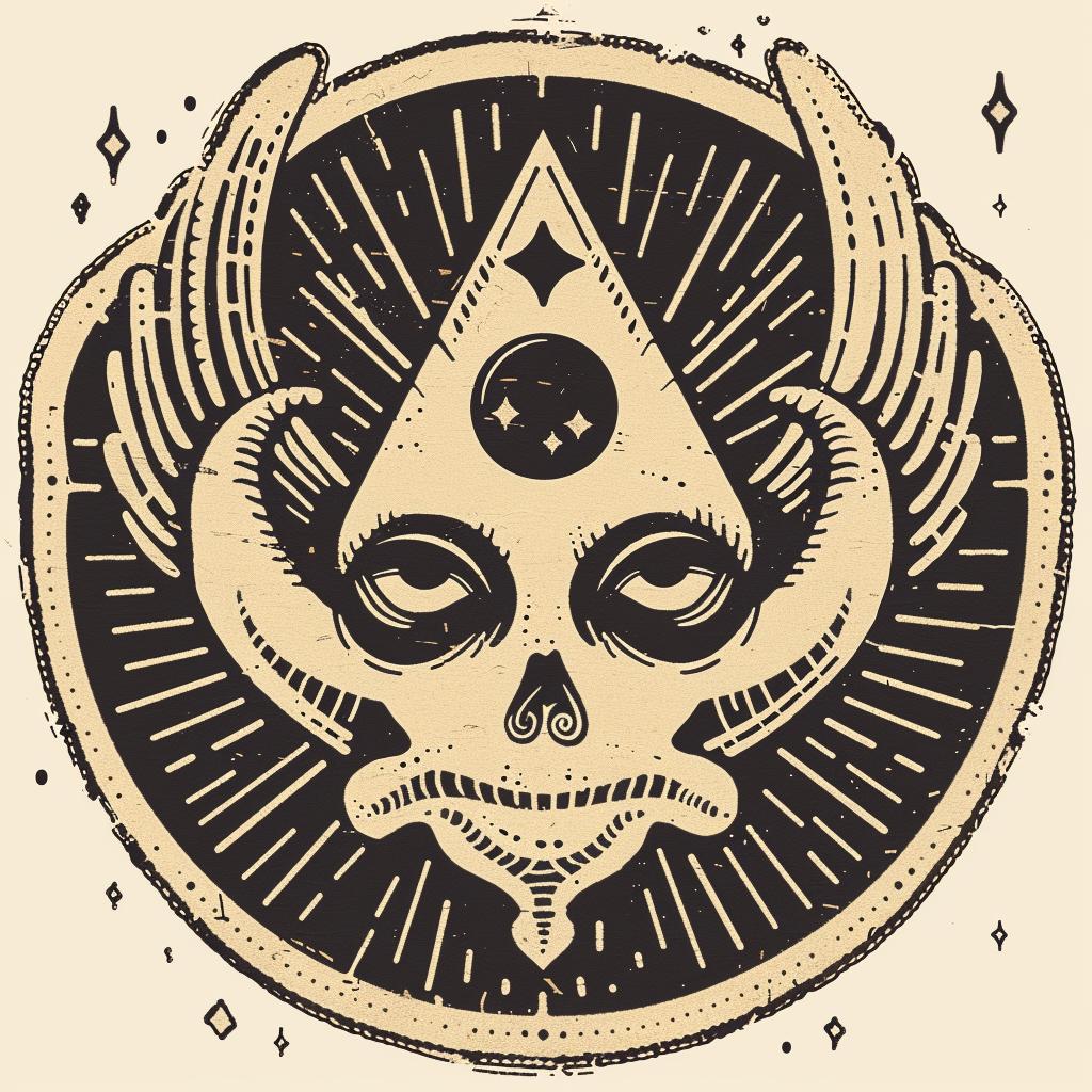 Badge  Skull  Wings  Masonic  Occult  Terror  Spiritual  Illustration  Dark  Arts 933376